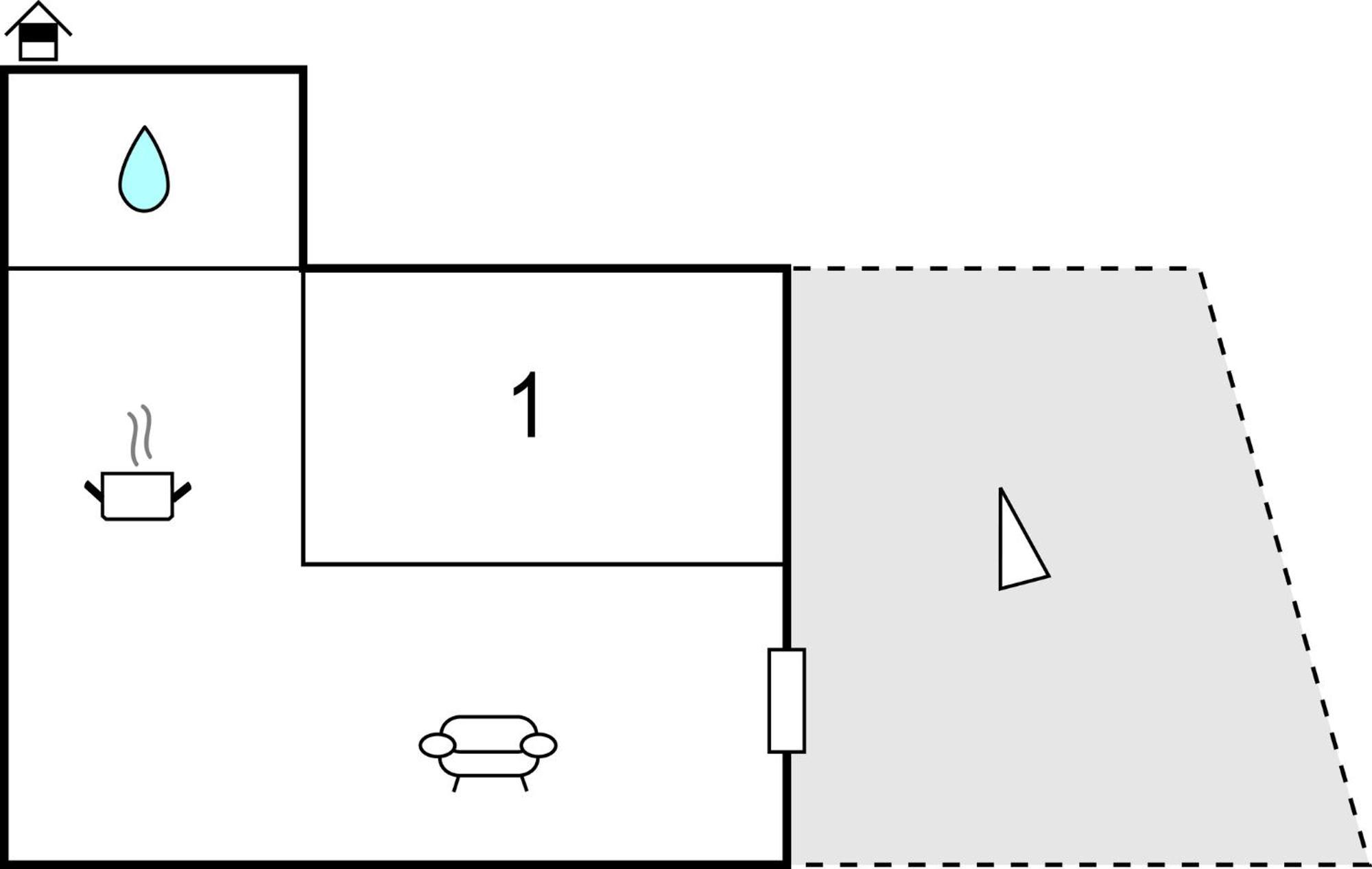 One-Bedroom Apartment in Komarna Klek Buitenkant foto